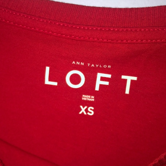 Loft Red Long Sleeve XS - Picture 2 of 2
